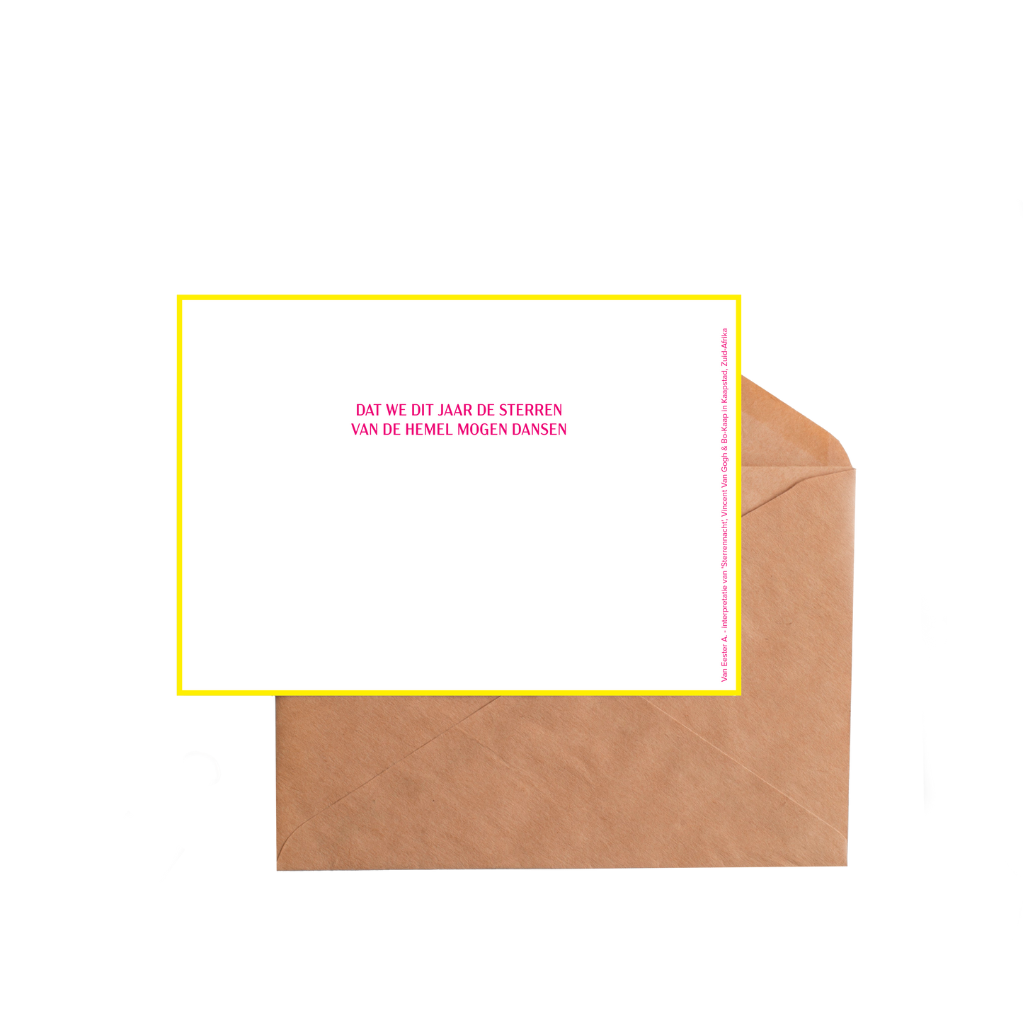 nieuwjaarskaart 'Sterrennacht in Bo Kaap'