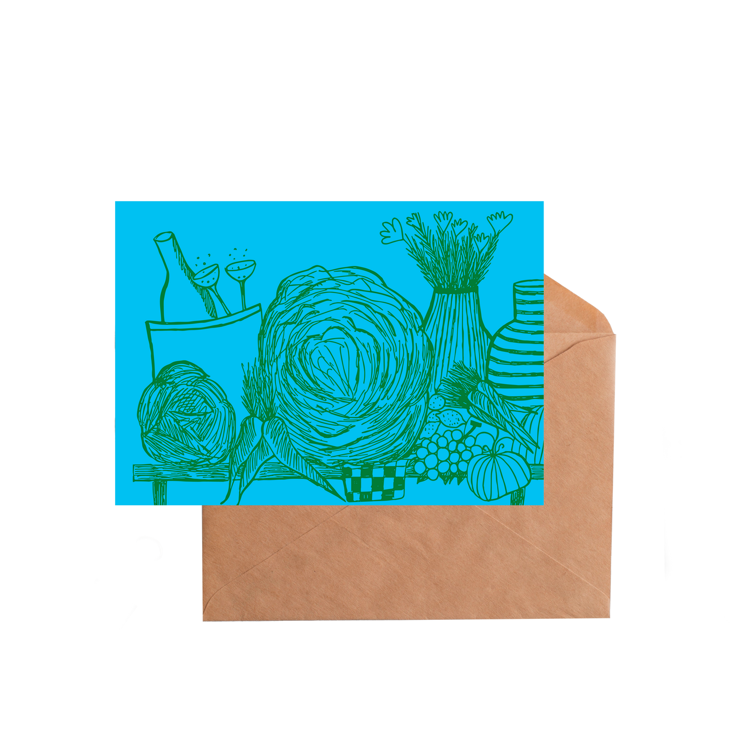 nieuwjaarskaart 'Groenfestijn'