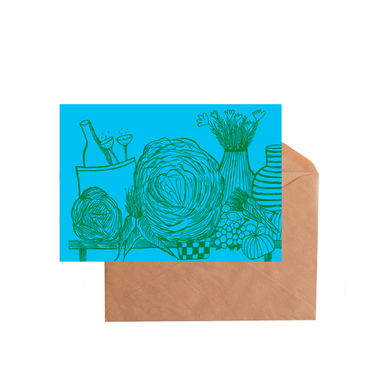 nieuwjaarskaart 'Groenfestijn'