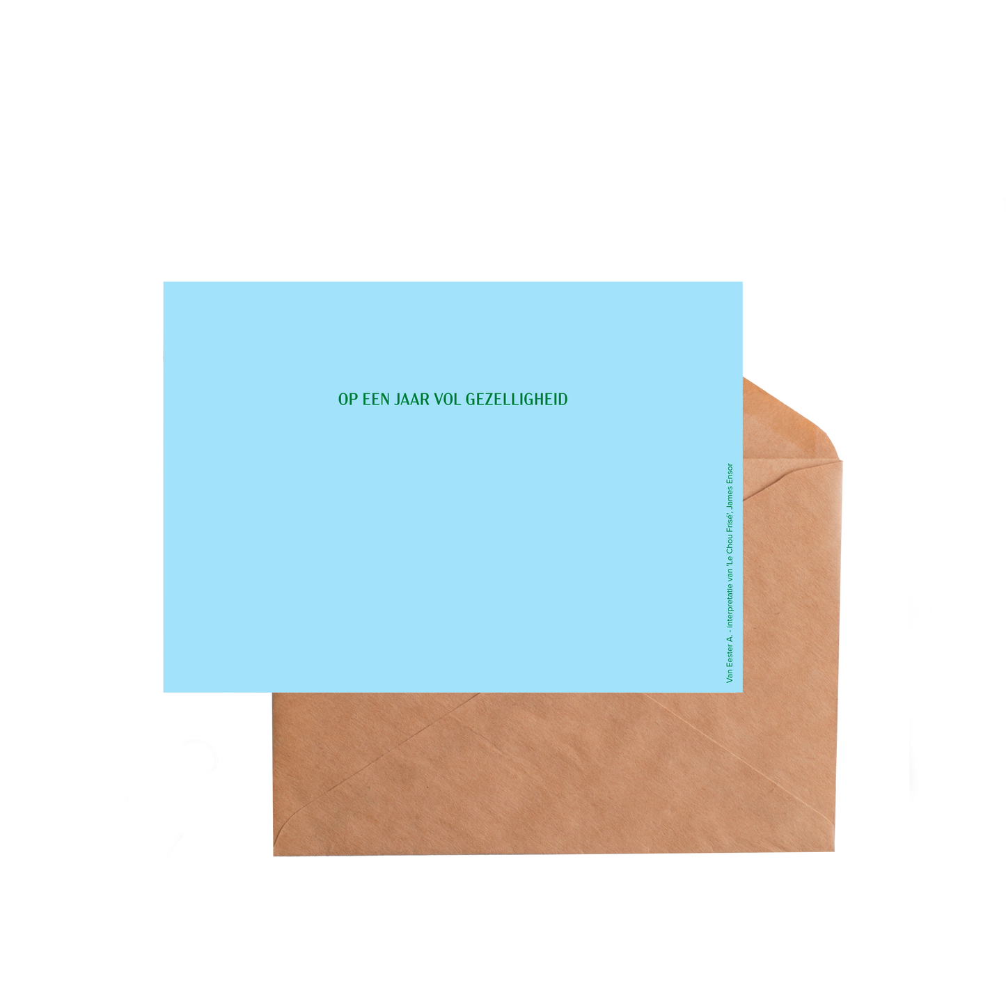 nieuwjaarskaart 'Groenfestijn'