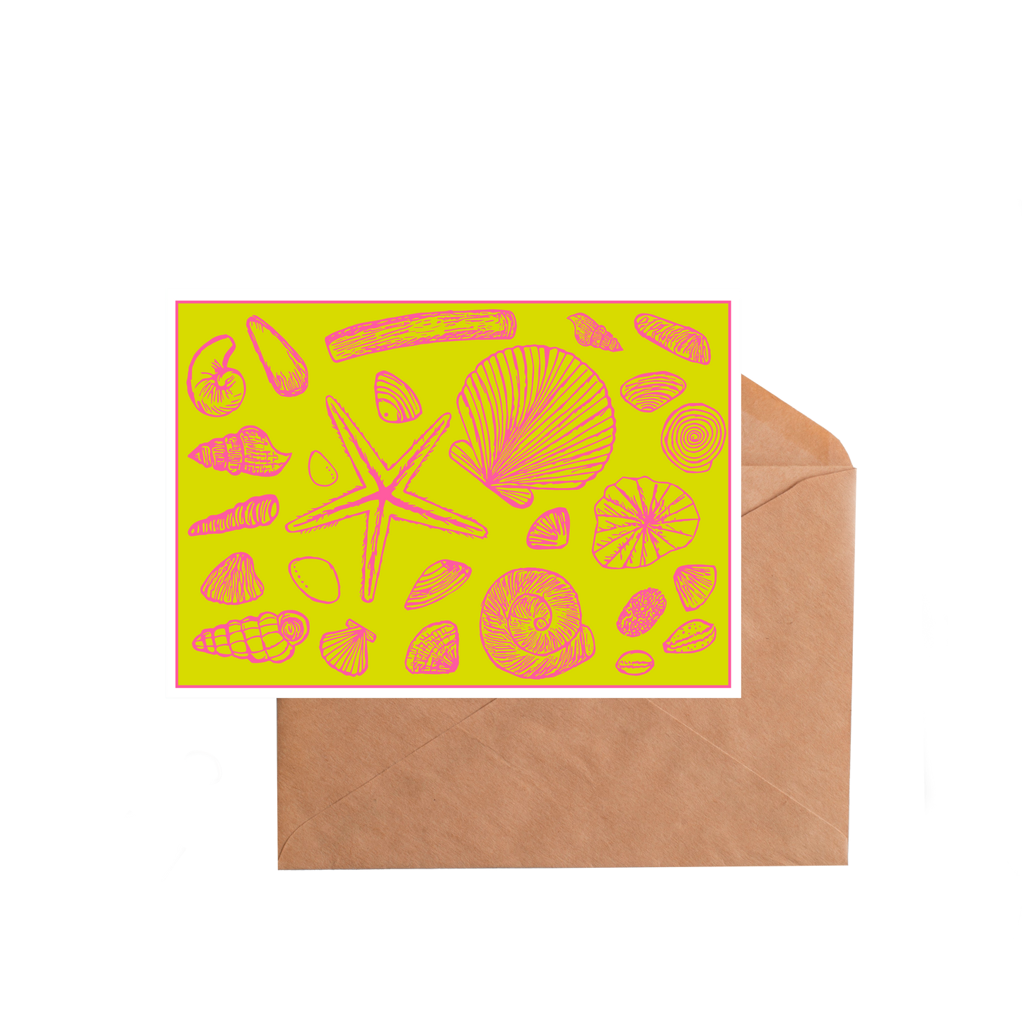 wenskaart 'Schelpen'