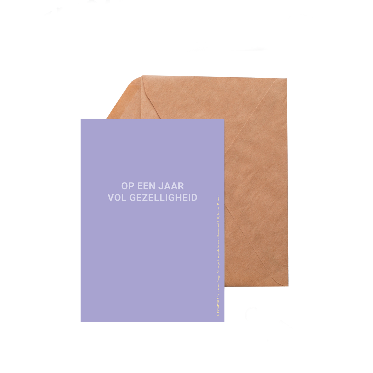 nieuwjaarskaart '26 'Feest op tafel'