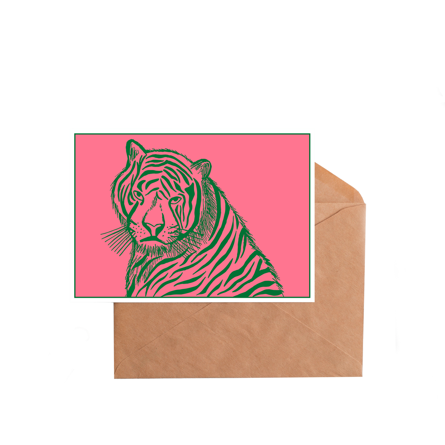 wenskaart 'Tijger'