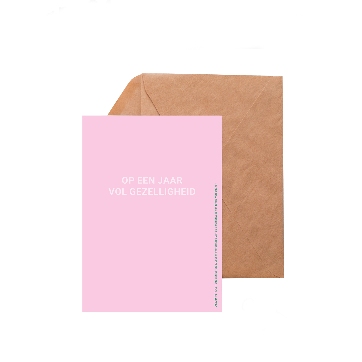 nieuwjaarskaart '26 'Bloemenvaas'