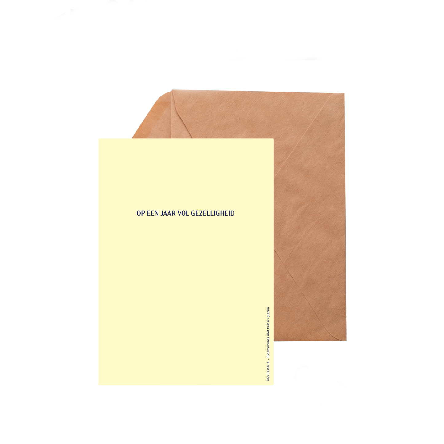 nieuwjaarskaart 'Bloemenvaas'