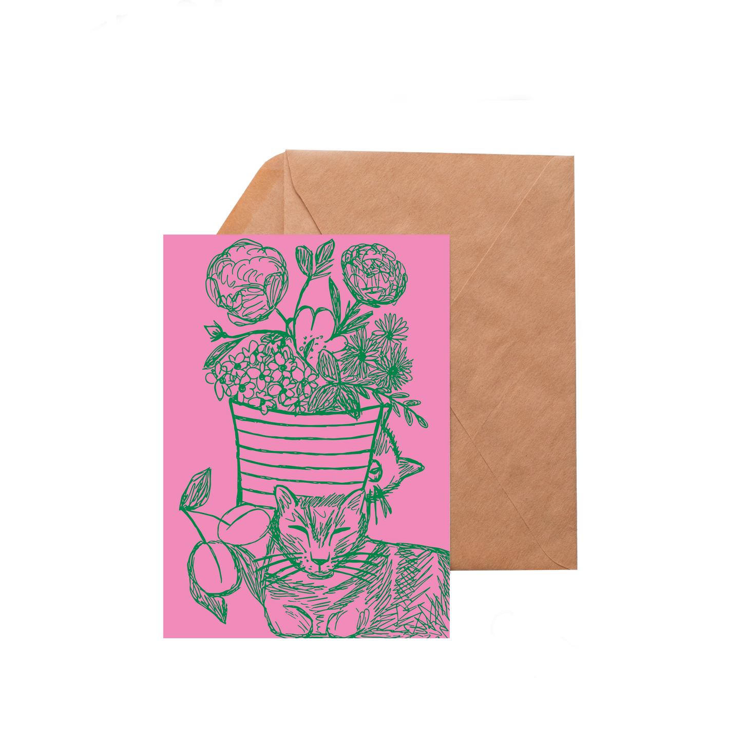 nieuwjaarskaart '26 'Bloemenvaas'